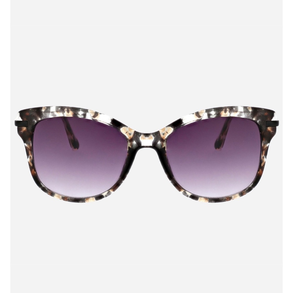 Oscar De La Renta Acetate Tortoise Shell Cat Eye Sunglasses Black - Picture 5 of 17
